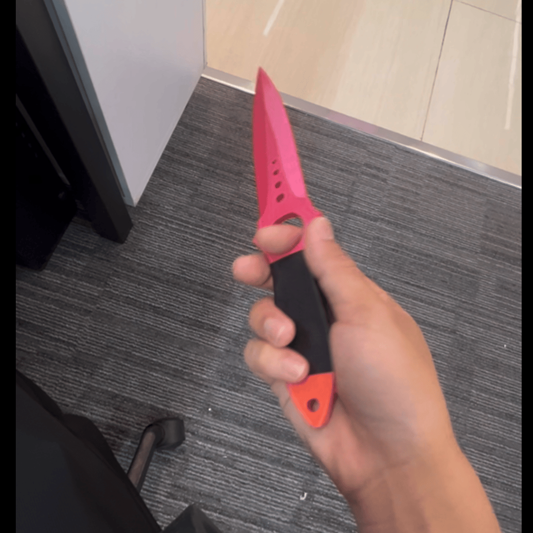 Miniatura 1 do modelo 3D 骷髅匕首