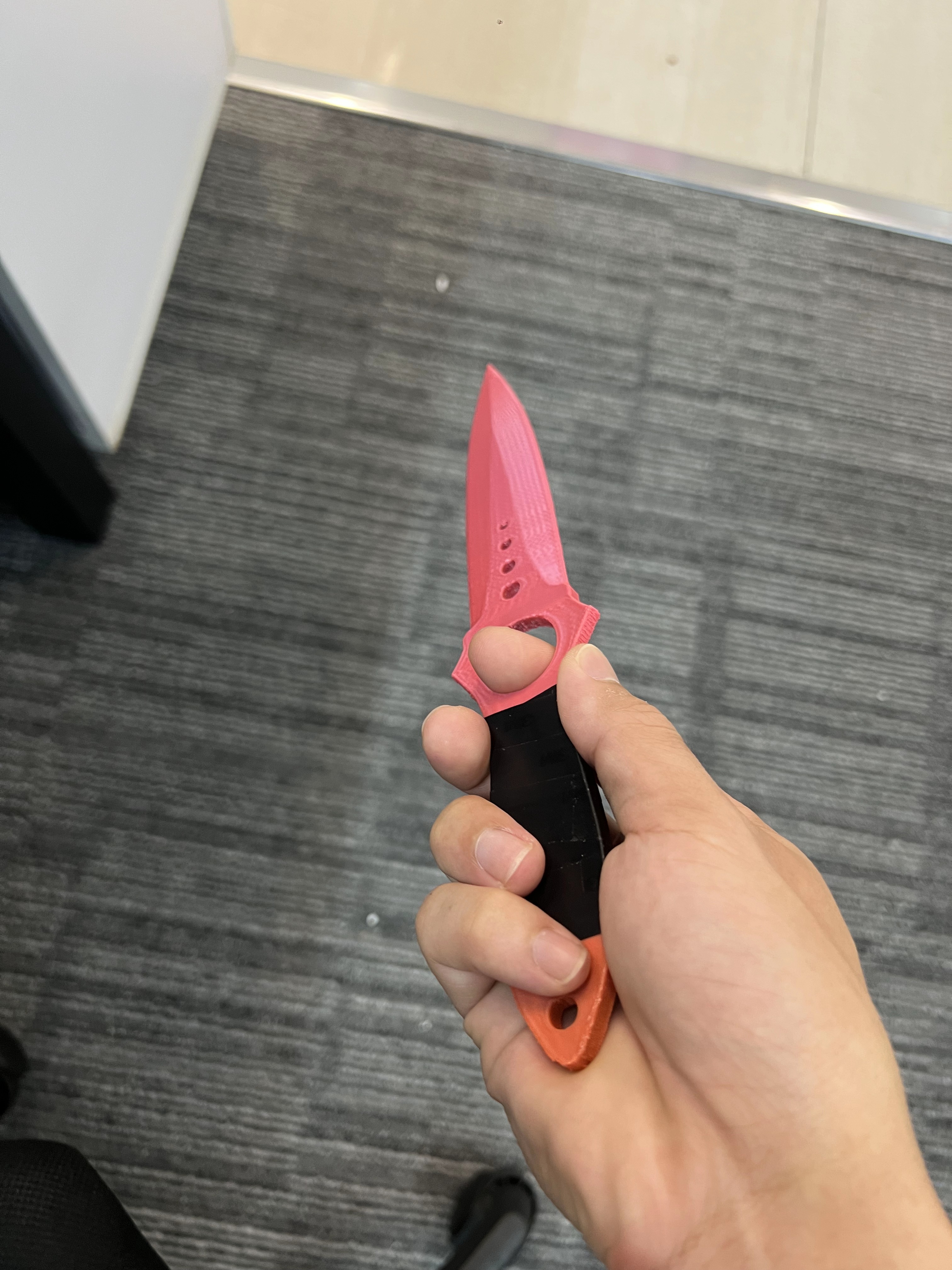 Miniatura 2 do modelo 3D 骷髅匕首