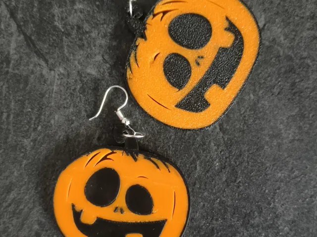 Pumpkin halloween earrings