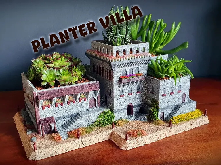 Planter Villa with drainage