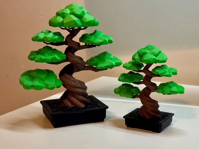 Desktop Bonsai Low Poly (NO AMS)
