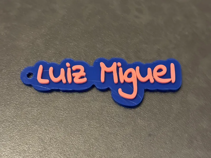 Keychain Luiz Miguel - Portachiavi Luiz Miguel