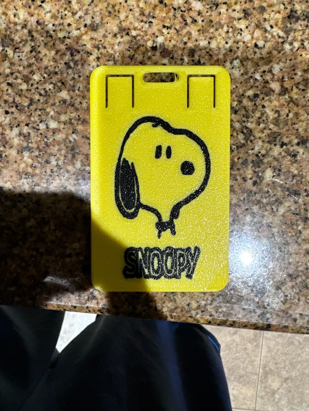 snoopy badge holder by Lincoln - MakerWorld