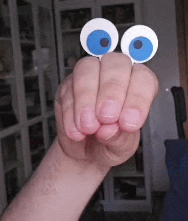 Googly Eyes Finger Rings fidget — ONLY 9g/35min!