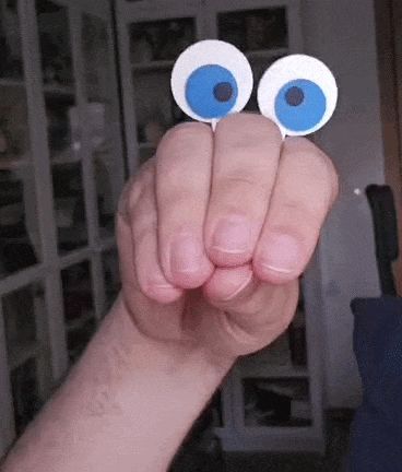 Googly Eyes Finger Rings fidget — ONLY 9g/35min!
