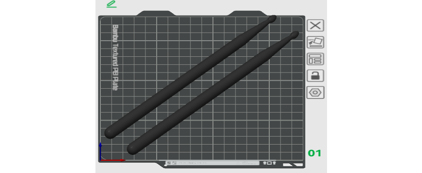 Miniatura 2 do modelo 3D Drumsticks