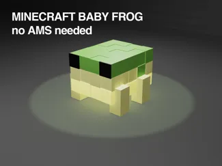 Cute Baby Minecraft Frog – Miniature Mod-Inspired