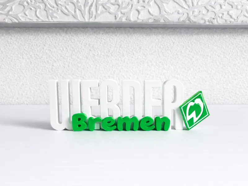 Werder Bremen Deko- Schriftzug- Geschenk