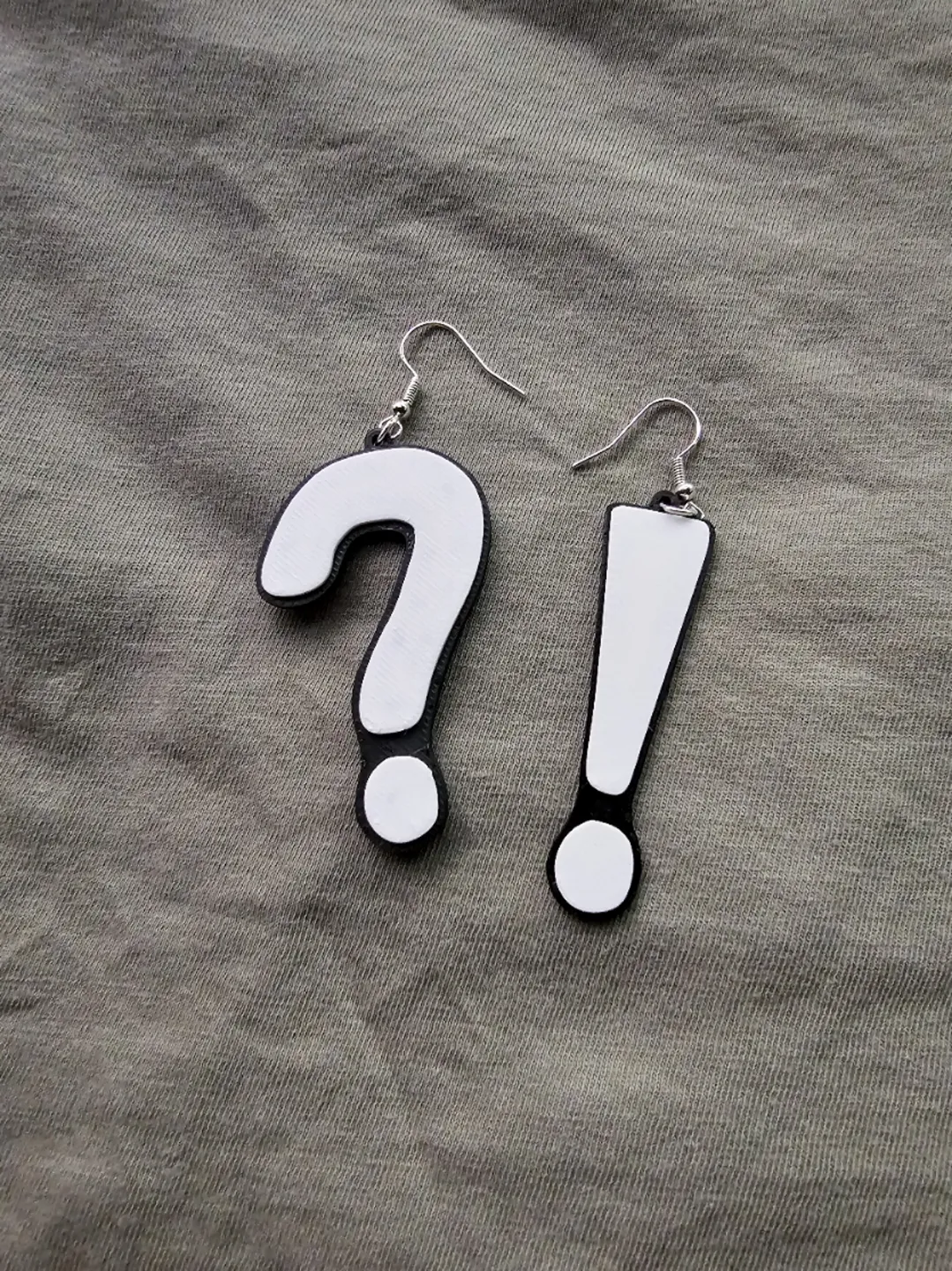 Question Mark Earrings view 2
