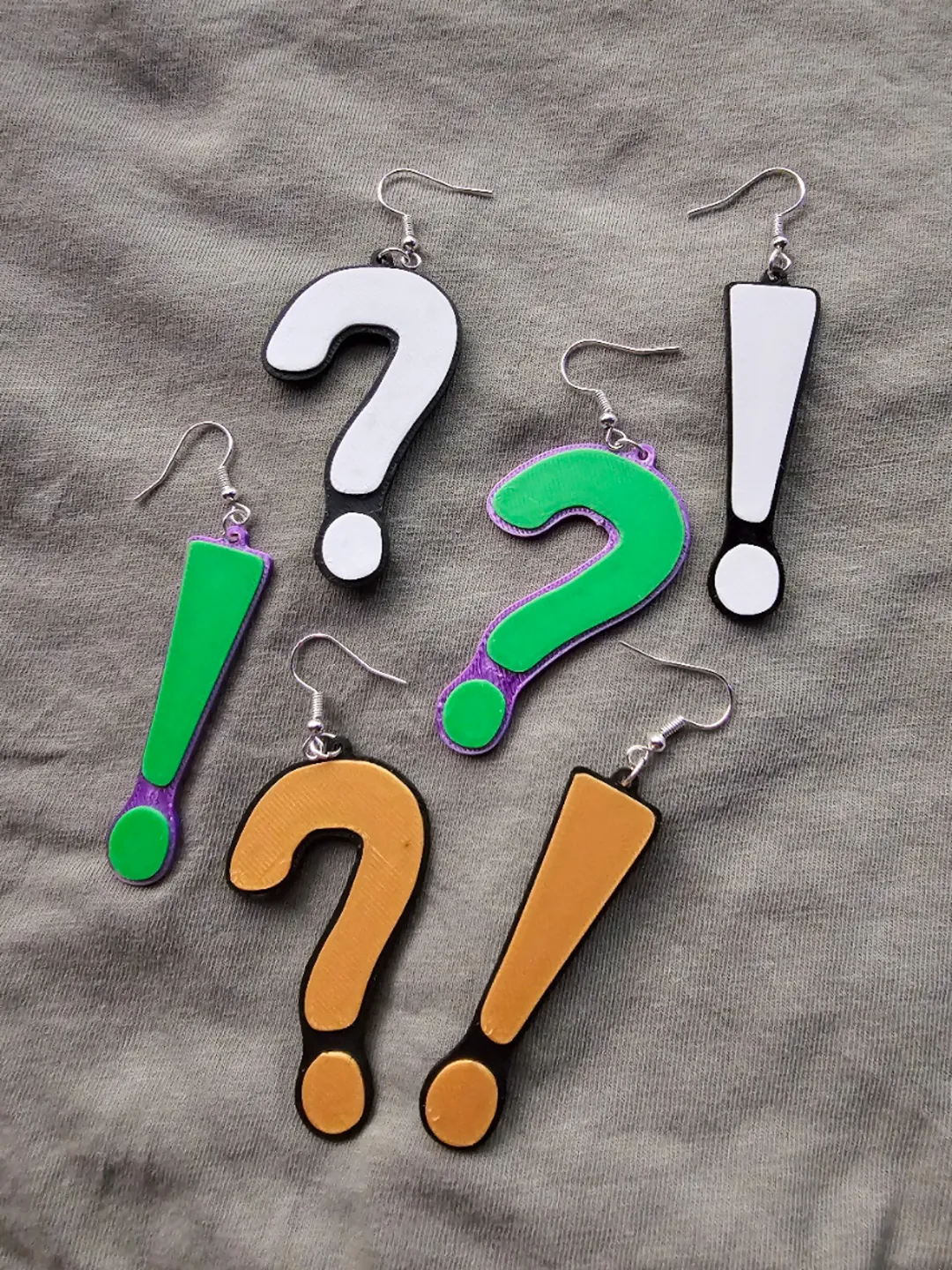 Question Mark Earrings view 4
