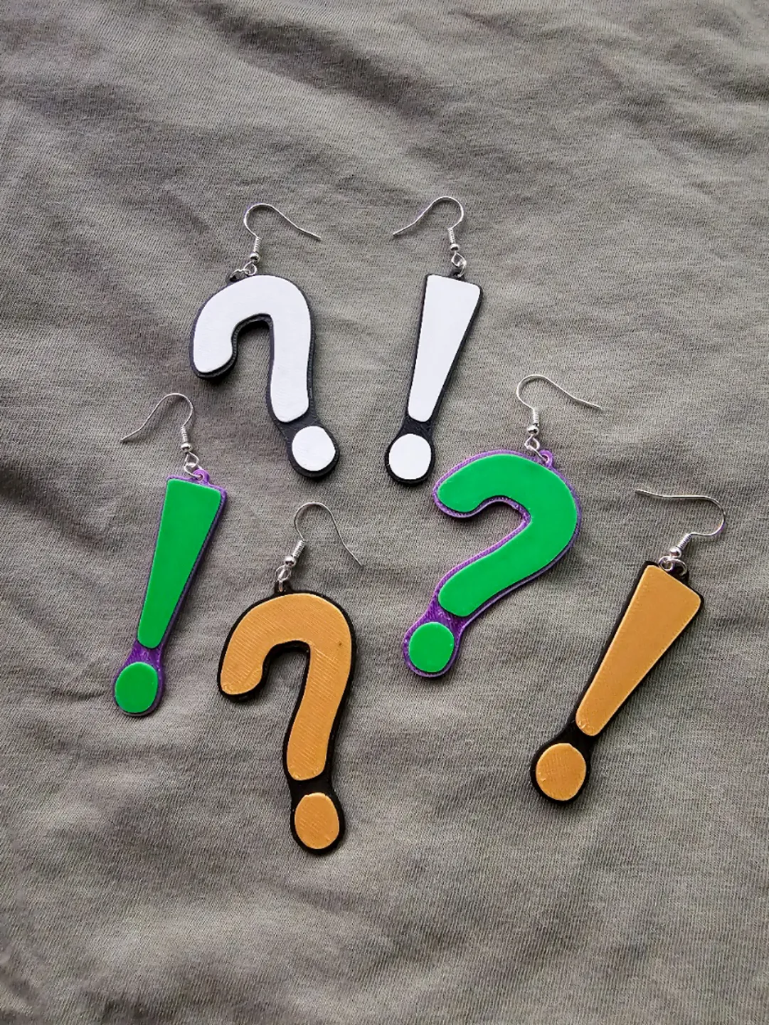 Question Mark Earrings view 3