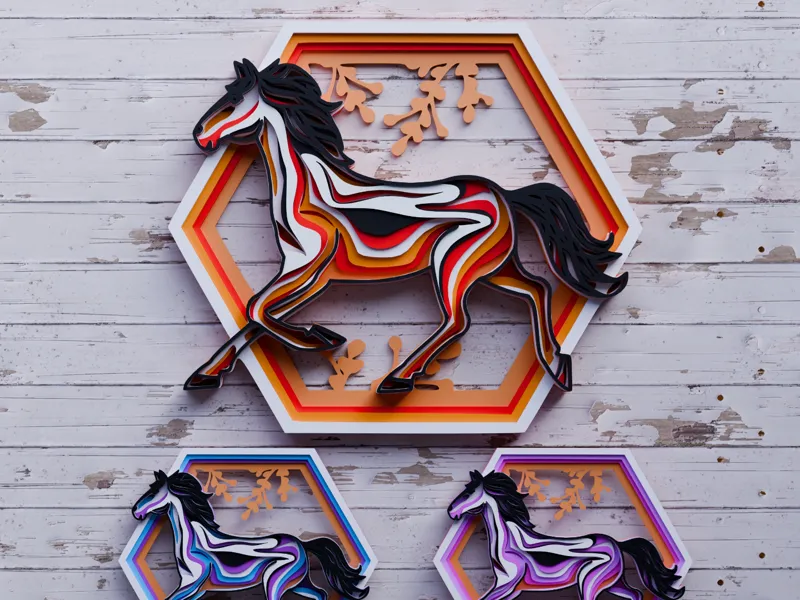 Framed Horse