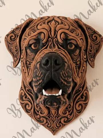 Cuadro decorativo en 3D: Moloso - Wall art — vista de referencia 2