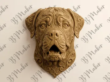 Cuadro decorativo en 3D: Moloso - Wall art — vista de referencia 5