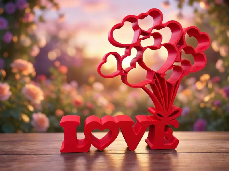 BalonLOVE Valentine's - LOVE - Heart Balloons
