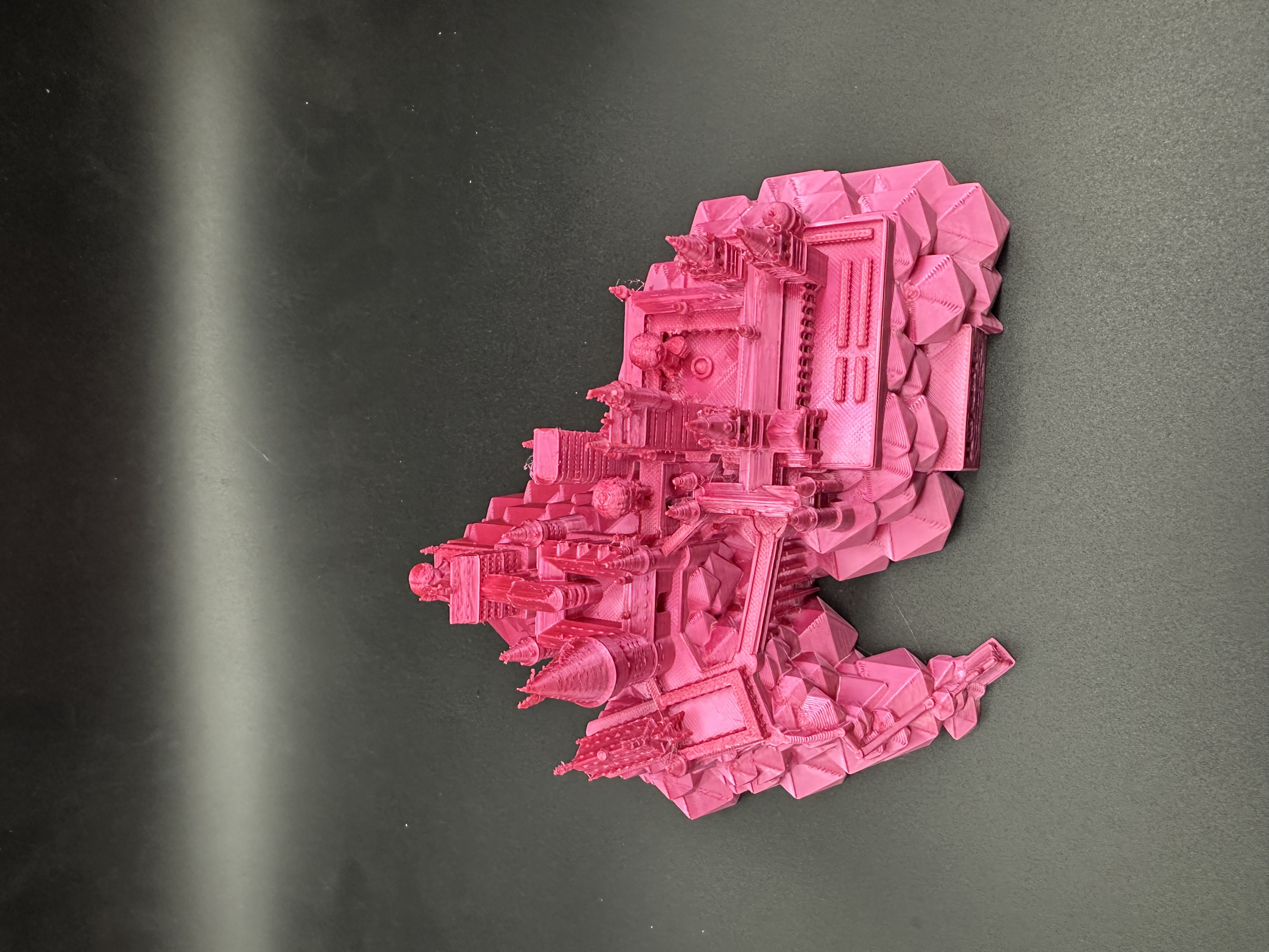 Miniatura 2 do modelo 3D 霍格沃兹城堡(哈利波特) mini可打