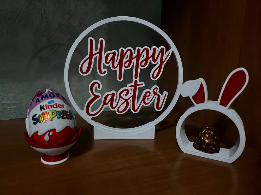 Happy Easter Kit - Free 3D Print Model - MakerWorld