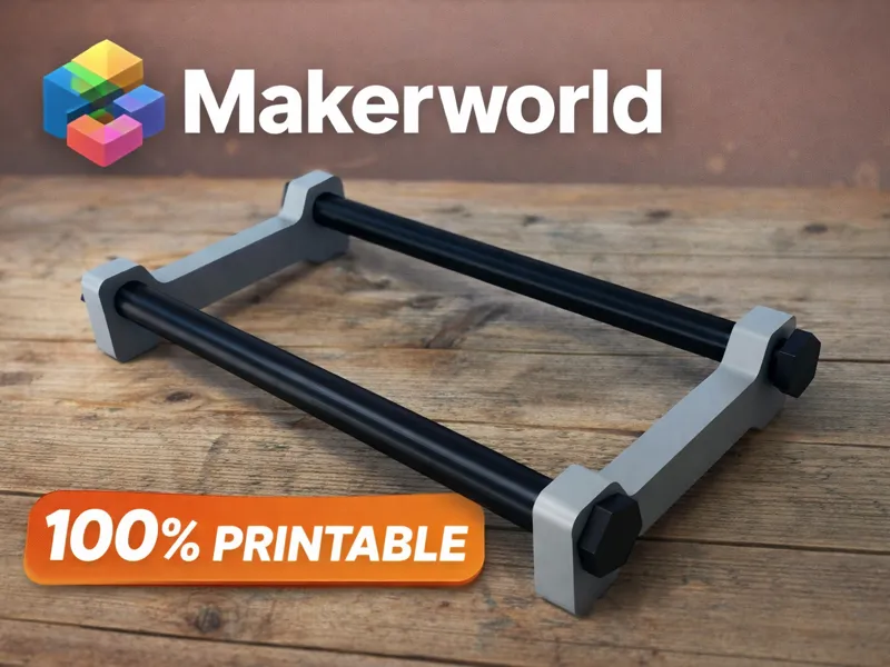 Modular Filament Rack - 100% printed