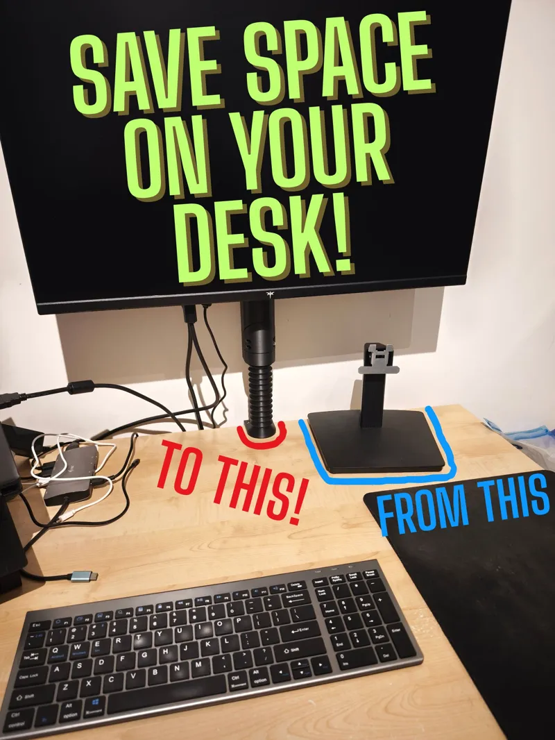 Monitor Stand - Height, Rotation and Tilt - VESA