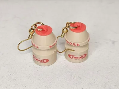 Yakult Charm for Earrings/Jewlery