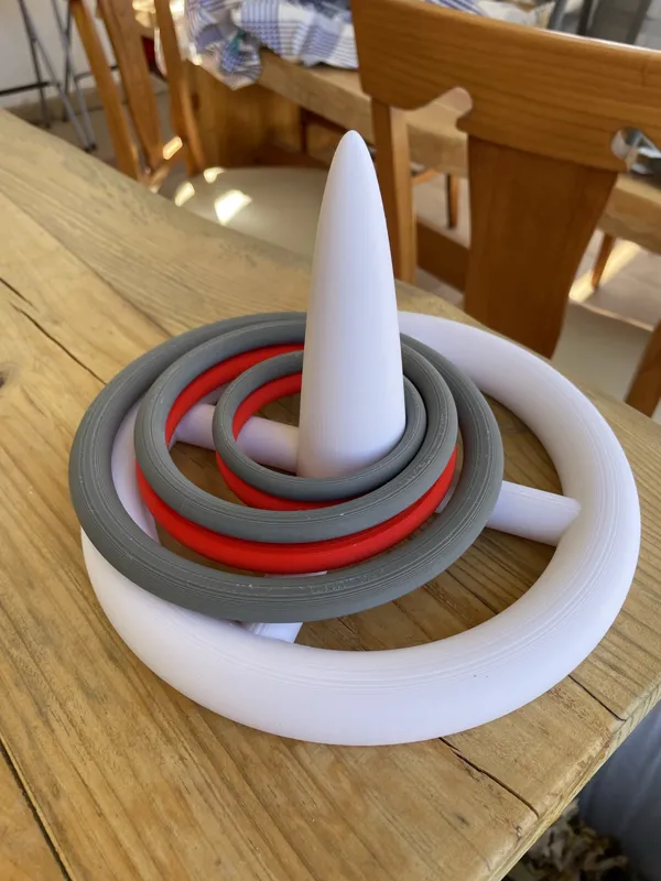 Cônes et cerceaux flottants pour jeux de piscine