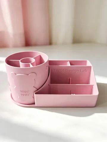 Modelo para impresión 3D: werwer 旋转桌面收纳 — vista de referencia 2