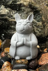 Bouledogue français en prière — photo 2