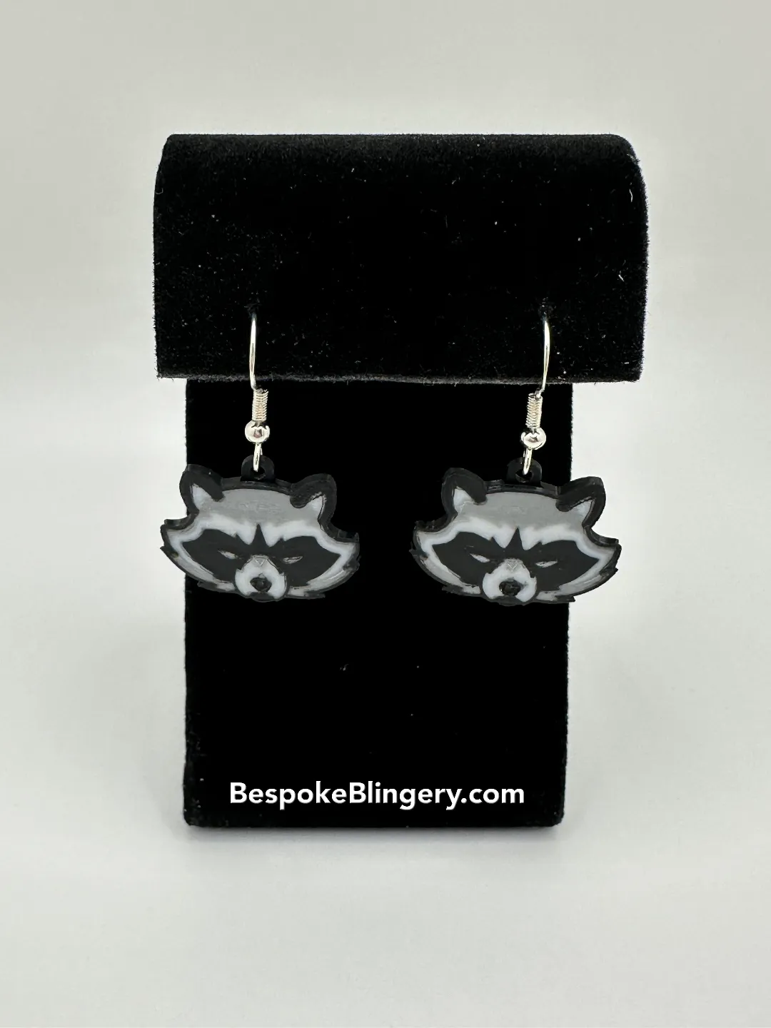 Raccoon Earrings view 2