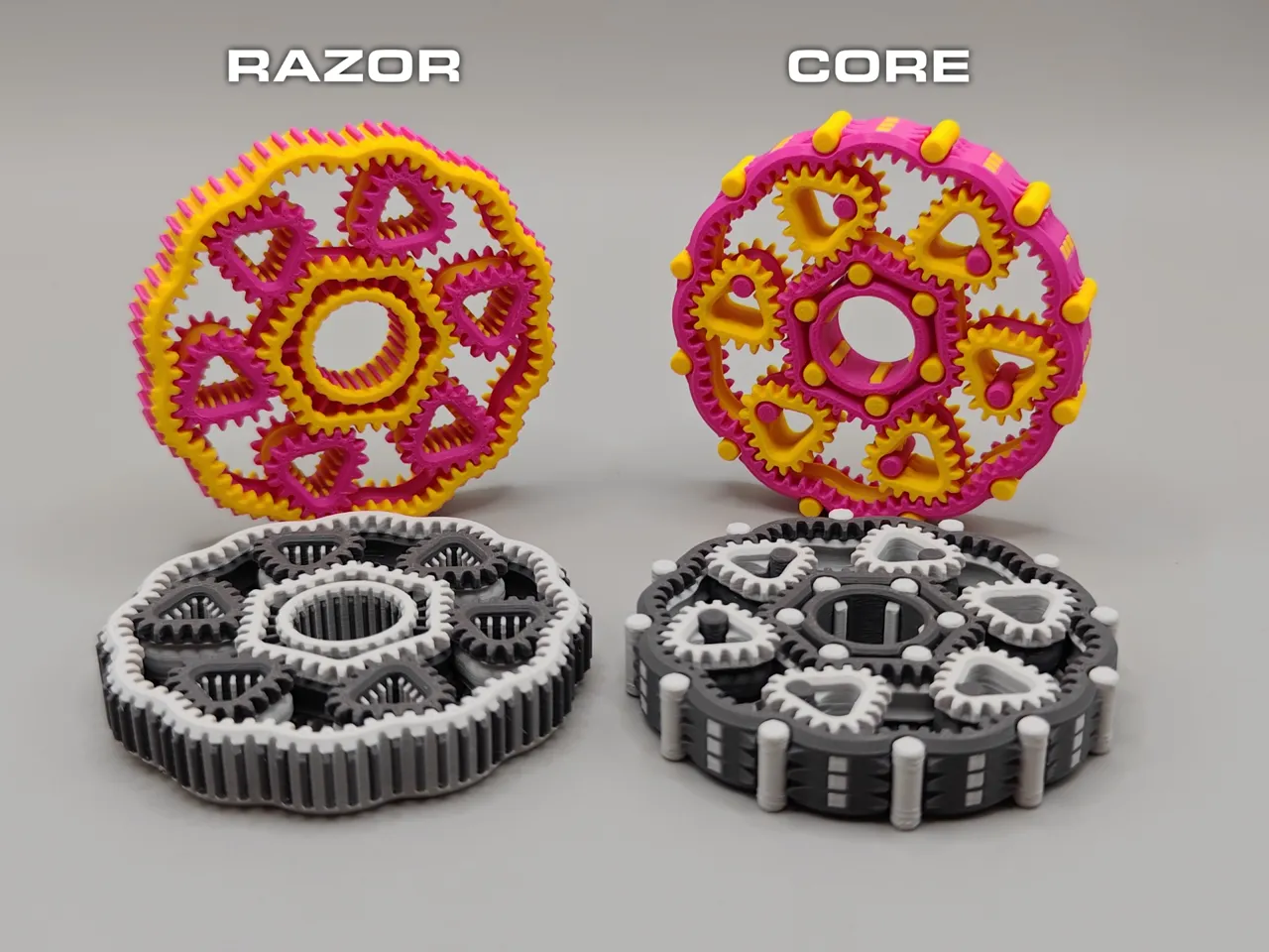 "Razor" Geometric Planetary Gears Fidget Spinner view 3