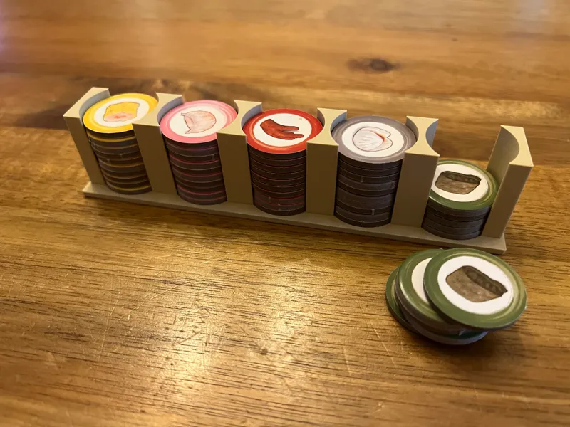 Steam Up Board Game Token Holder