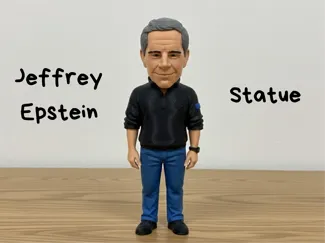Jeffery Epstein Statue
