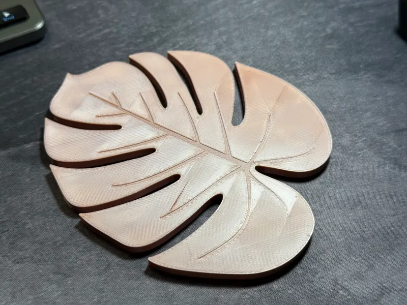 Yet another leaf coaster but with magnets