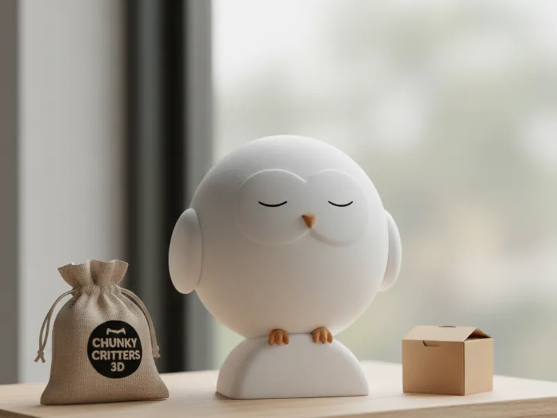 Owly-Poly — L'Hibou Zen Minimaliste