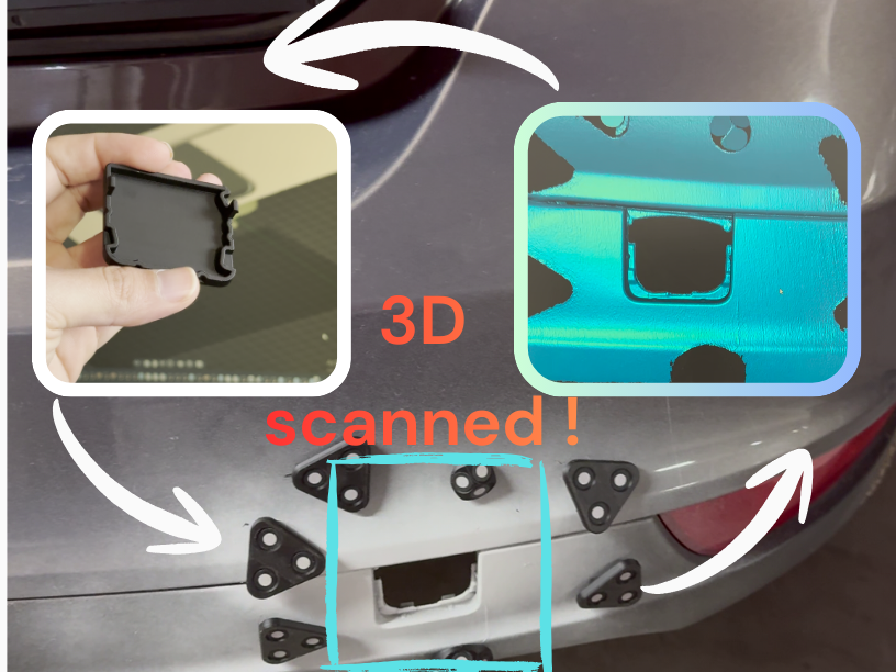 eye hook rear cover  bumper Compatible Ford Focus