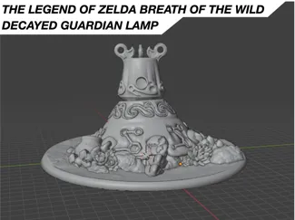 The Legend Of Zelda BOTW decayed Guardian lamp