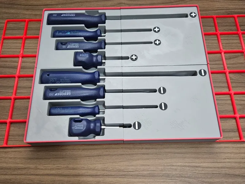 Gridfinity Screwdrivers Set