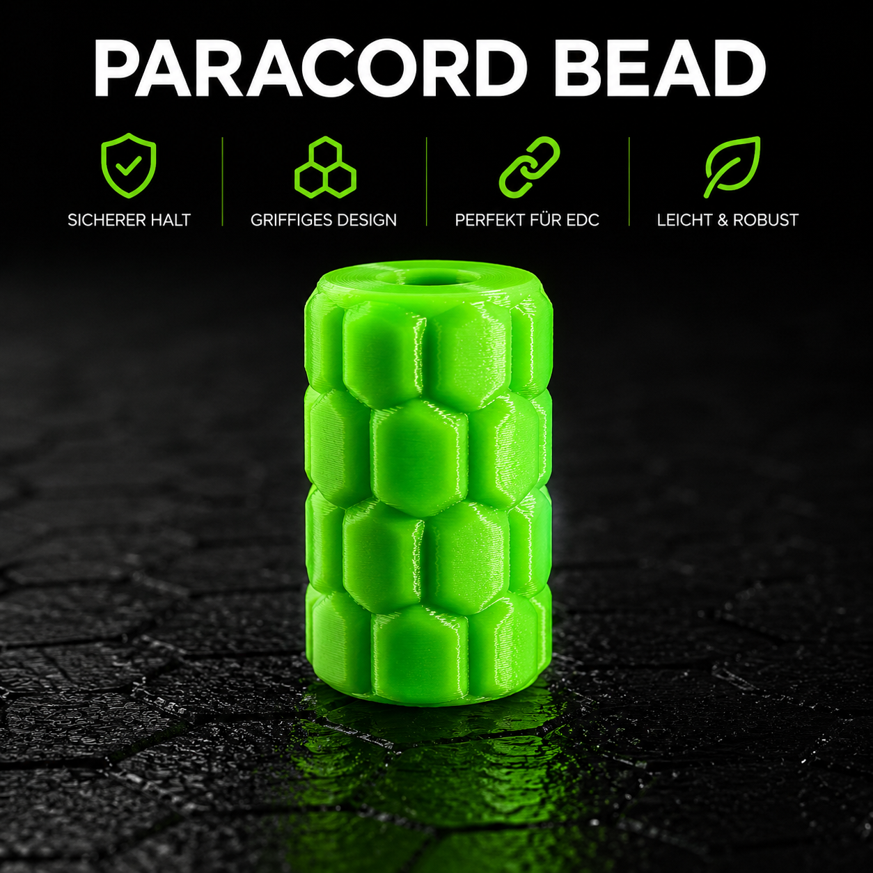 Miniatura 1 do modelo 3D HexaGrid Beads