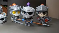 Skullbotz The Sentinel Knight, 3 helmet and visor variants
