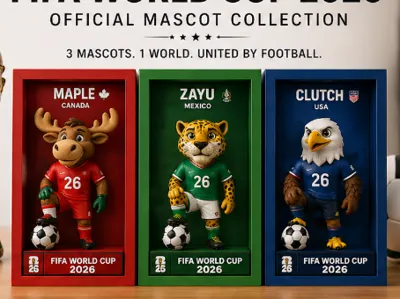 World Cup 2026 Mascot and Trophy fanmade