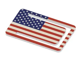 American Flag Bookmark