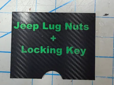 Wrangler Wheel Lock storage box 