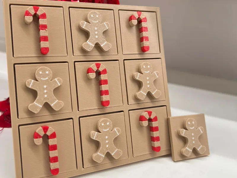 Christmas gingerbread and sticks game