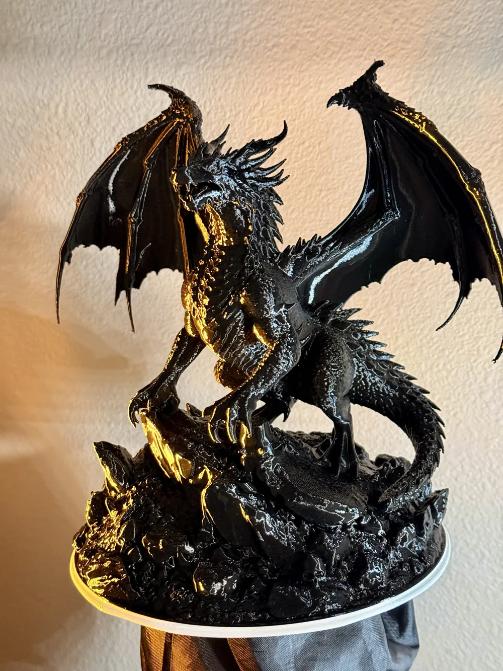 Inferno Dragon – Lava Core 3D Print Statue - Free 3D Print Model ...