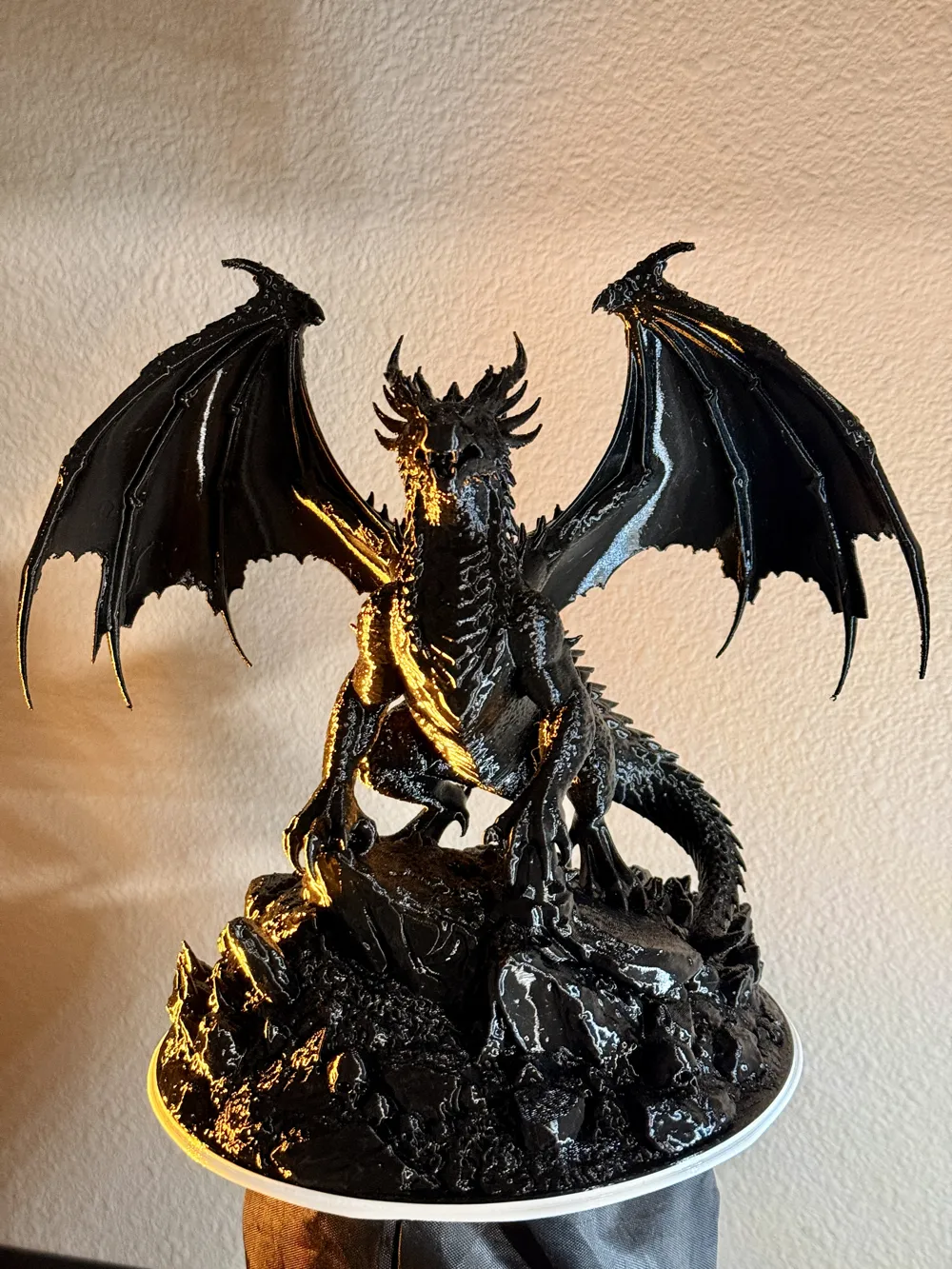 Inferno Dragon – Lava Core 3D Print Statue - Free 3D Print Model ...