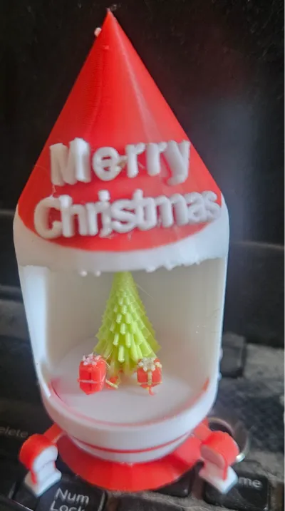 Merry Christmas Rocket