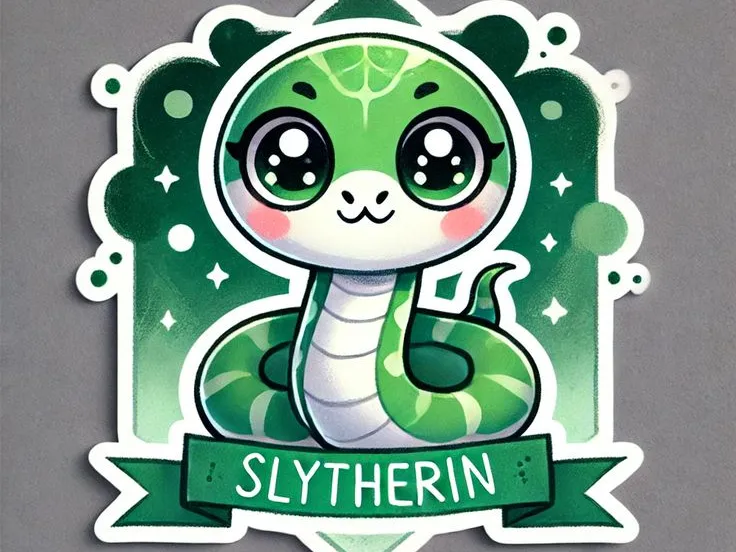 portachiavi serpeverde kawaii hueforge