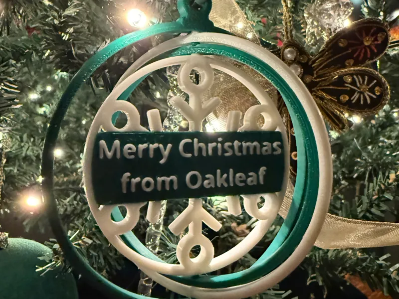 Bambu Studio Christmas Ornament Template