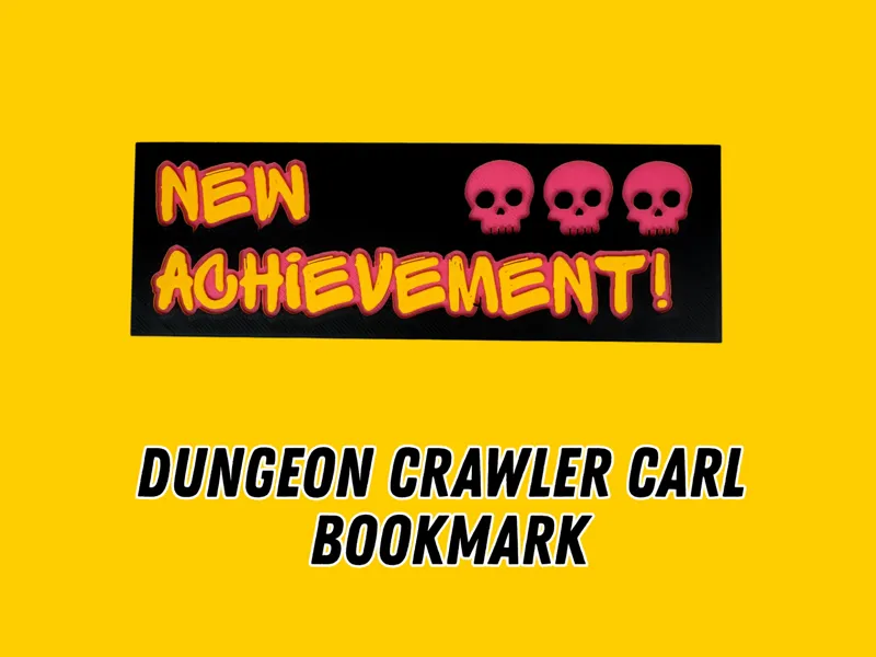 New Achievement - Dungeon Crawler Carl Bookmark