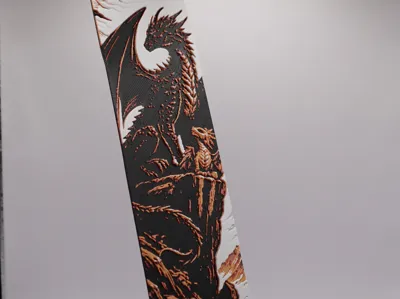 Fourth Wing Inspired Dragon Bookmark 
