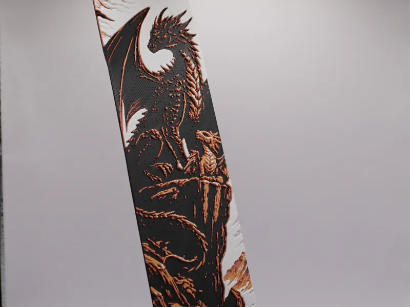 Fourth Wing Inspired Dragon Bookmark 